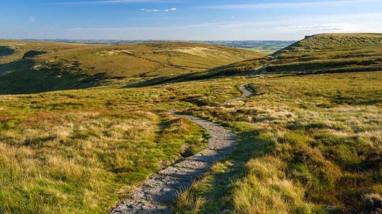 The Pennine Way, near Edale Rocks, Edale, Derbyshire
